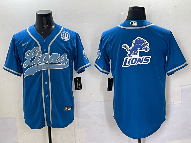 Men 2025 Detroit Lions blank blue 2025 Nike Limited NFL Jersey 001->dallas cowboys->NFL Jersey